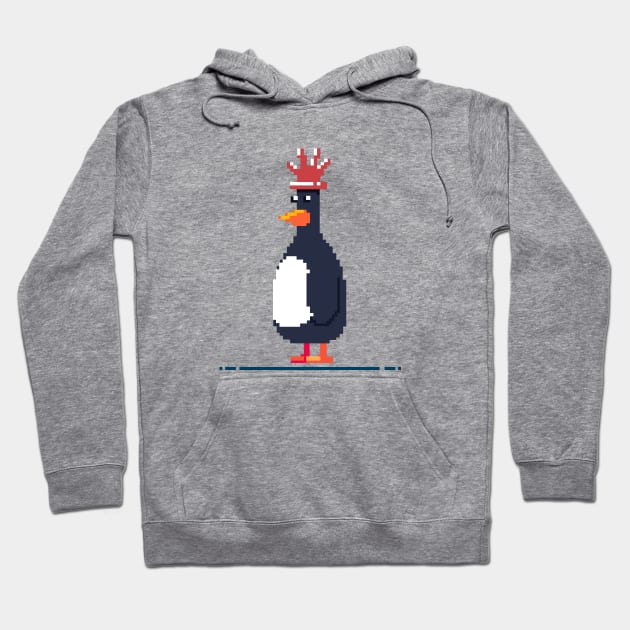 Feathers Mcgraw A Silent, Yet Villainous Penguin Hoodie by Ac Vai